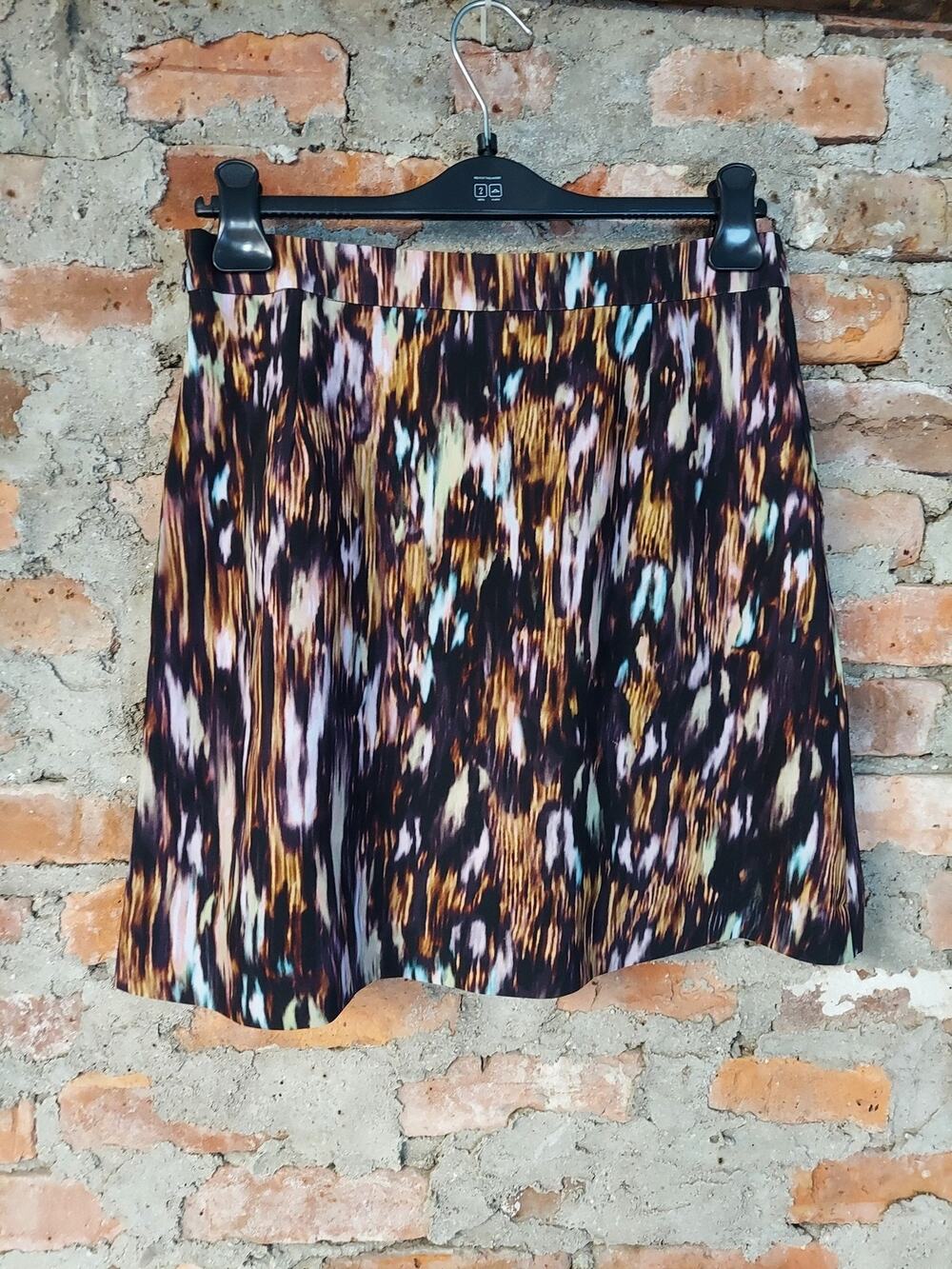 Paul Smith Womens Mini Skirt 44 US 12 14 Multicolor Abstract Print Polyester NWT